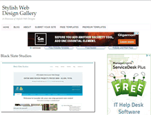 Tablet Screenshot of gallery.stylishwebdesigner.com